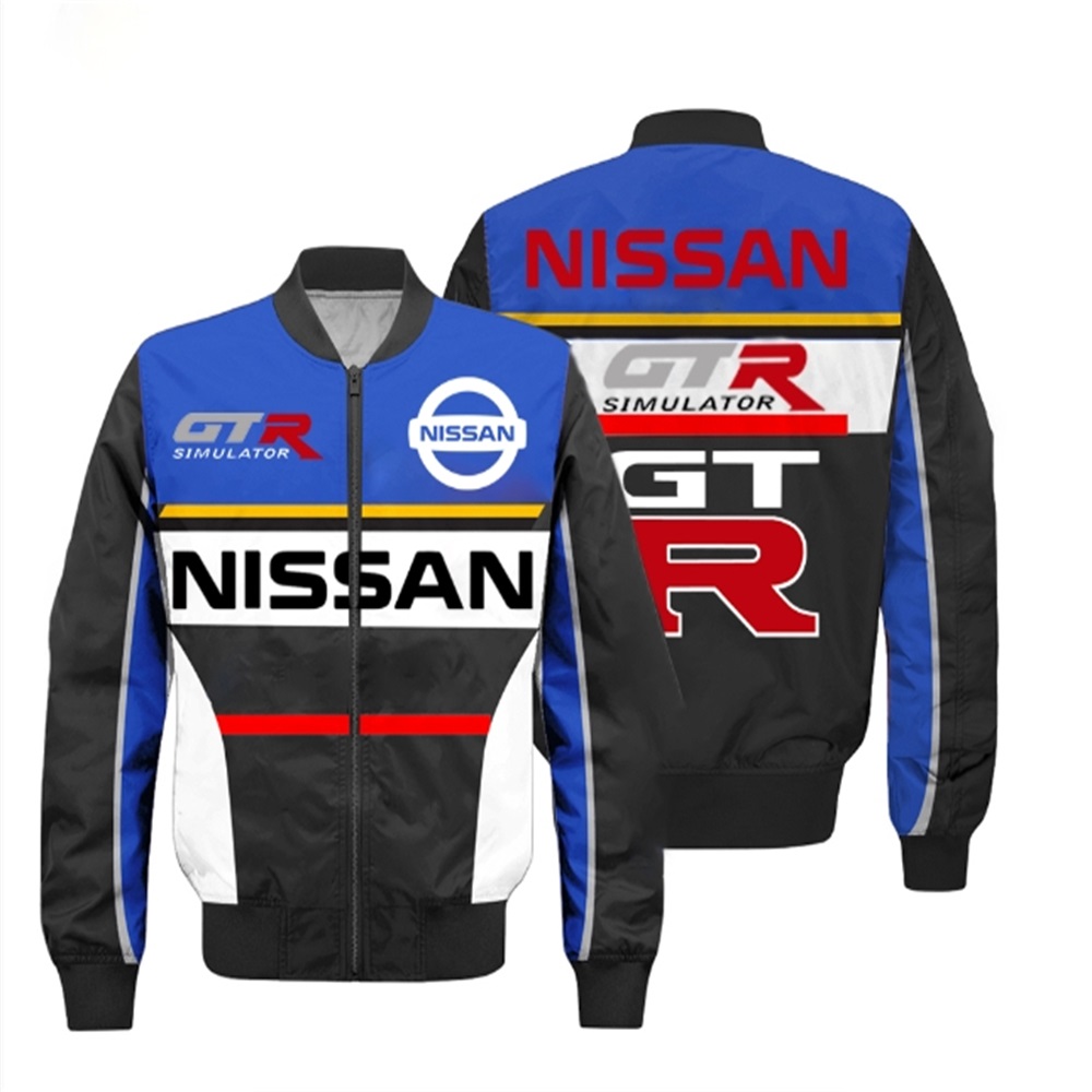 Cycling Commuter Jacket - 2025年ファッション日産ロゴジャケット - メンズ秋冬ジャケット - アウトドアサイクリング防風保温ジャケット -