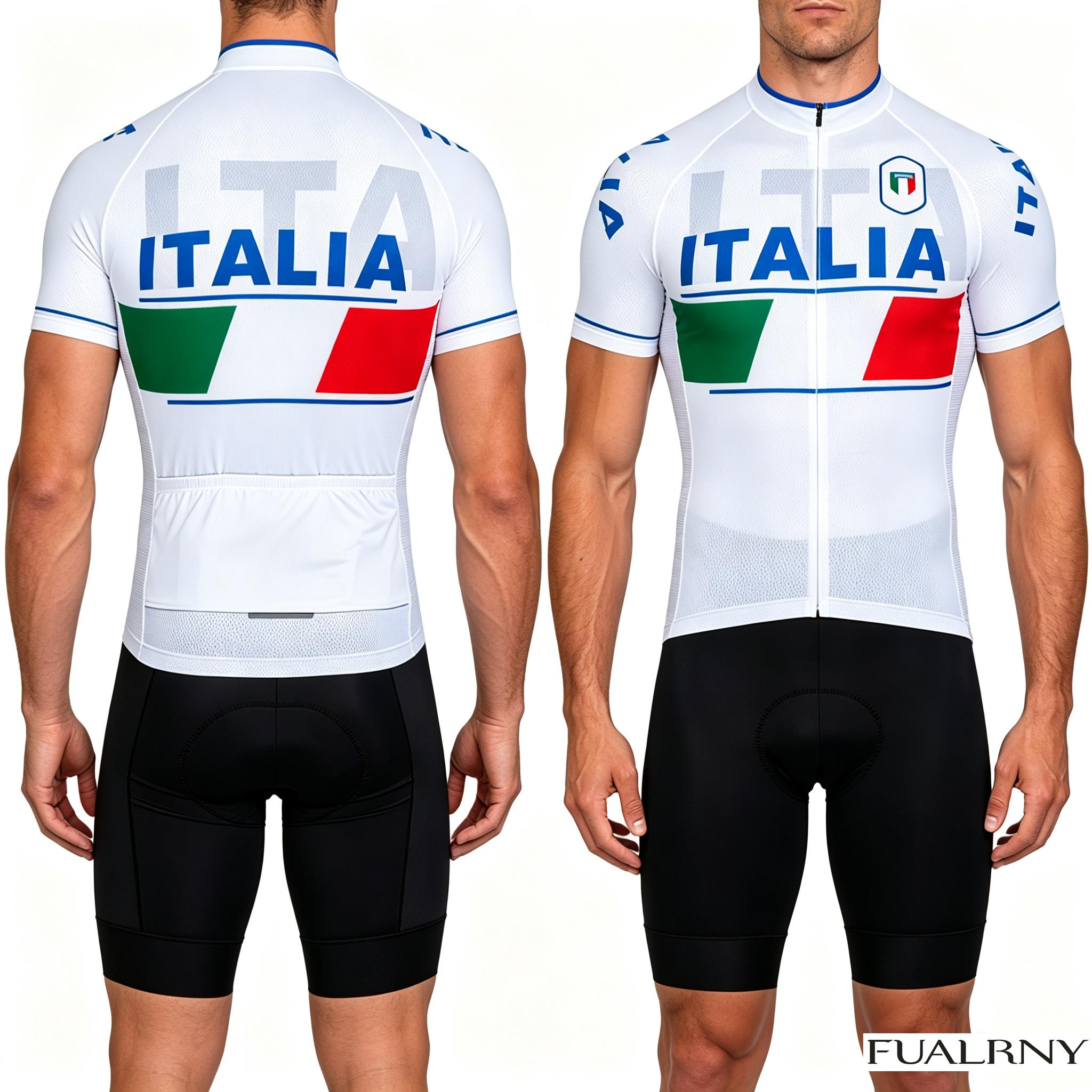 Cycling Commuter Shorts - イタリア夏サイクリングジャージセットマイヨバイクジャージビブショーツセット男性夏速乾性ロパシクリスモロード自転車服