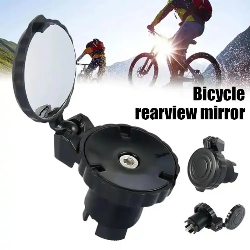 Mirror Handlebar Convex - 自転車バックミラーハンドルバーアンチグレアビュー凸面サイクリングミラー MTB ロードバイクアクセサリー用ユニバーサル調整可能