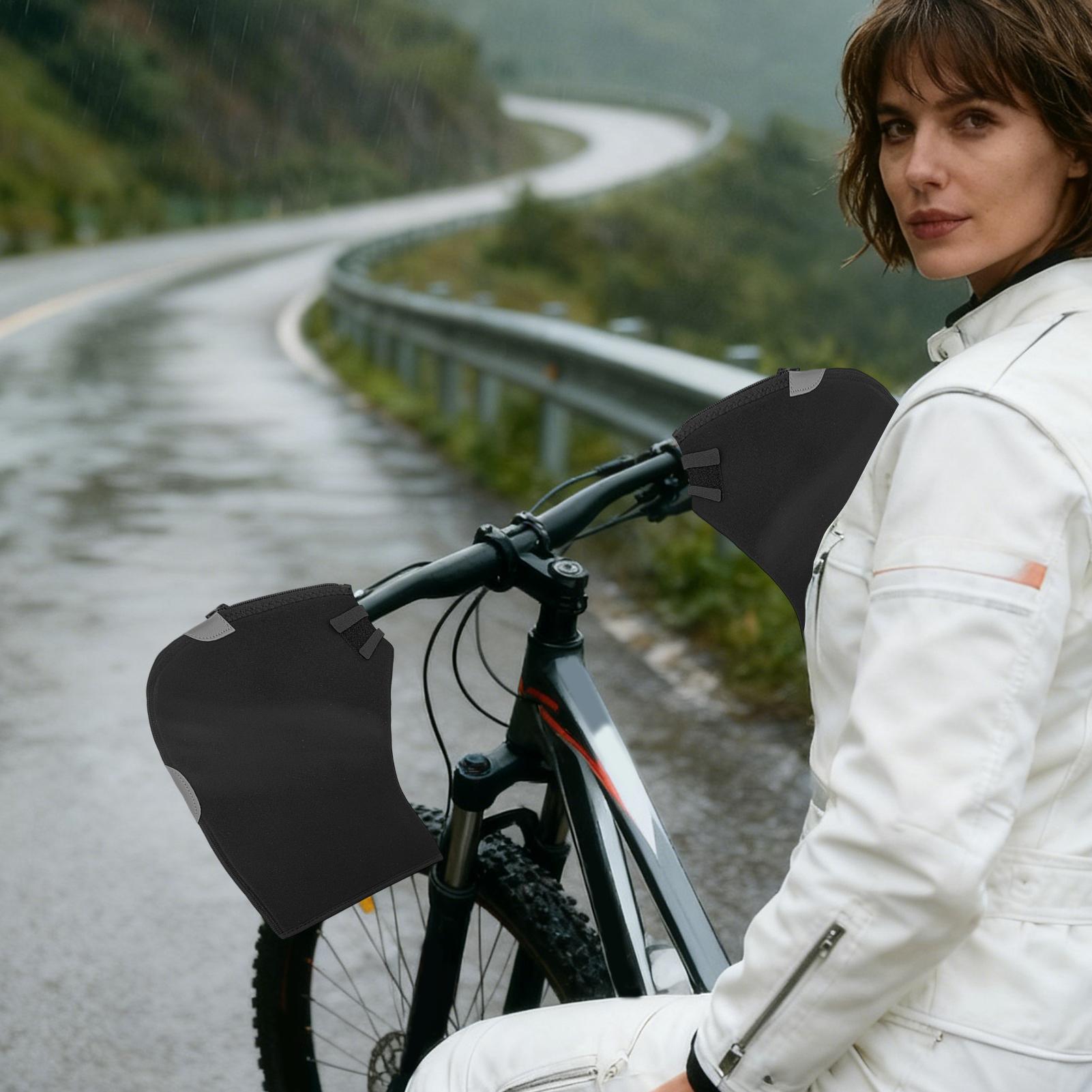 Waterproof Cycling Commute - 防風・防水バイクハンドルバーミット - サイクリング、通勤、スノーサイクリング、スクーター乗車用の寒冷地サイクリンググローブ