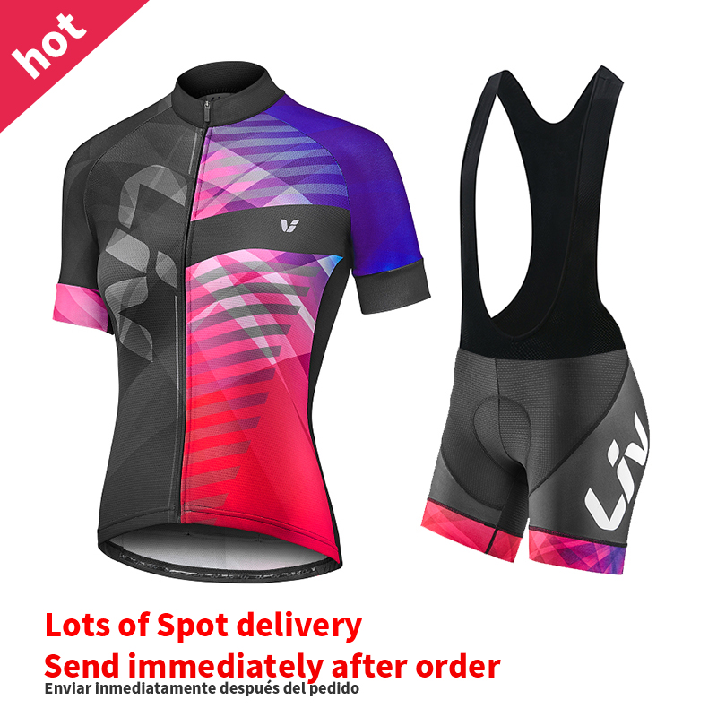 Cycling Community - Liv-女性のサイクリングショーツとジャージのセット,チームバージョン,レーシングスーツ,新しい,2023