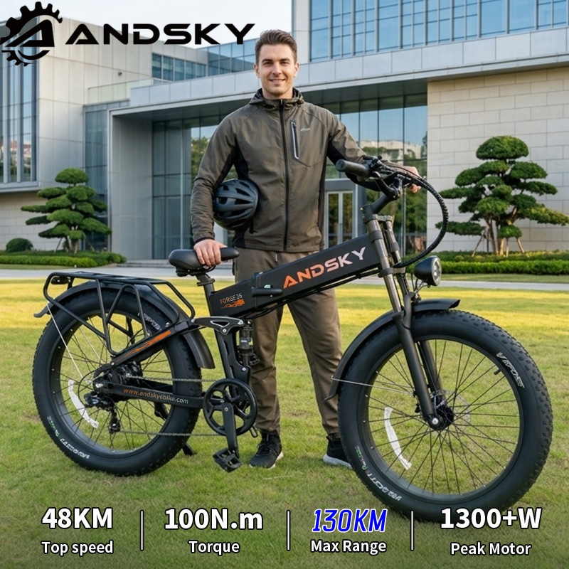 ANDSKY Forge 26インチ折りたたみ式電動自転車  - Commuting On Mountain Bike のレビューと価格