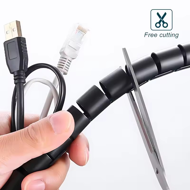 2 メートル柔軟なスパイラルケーブルワイヤープロテクターケー - Cable Lock Flexible のレビューと価格
