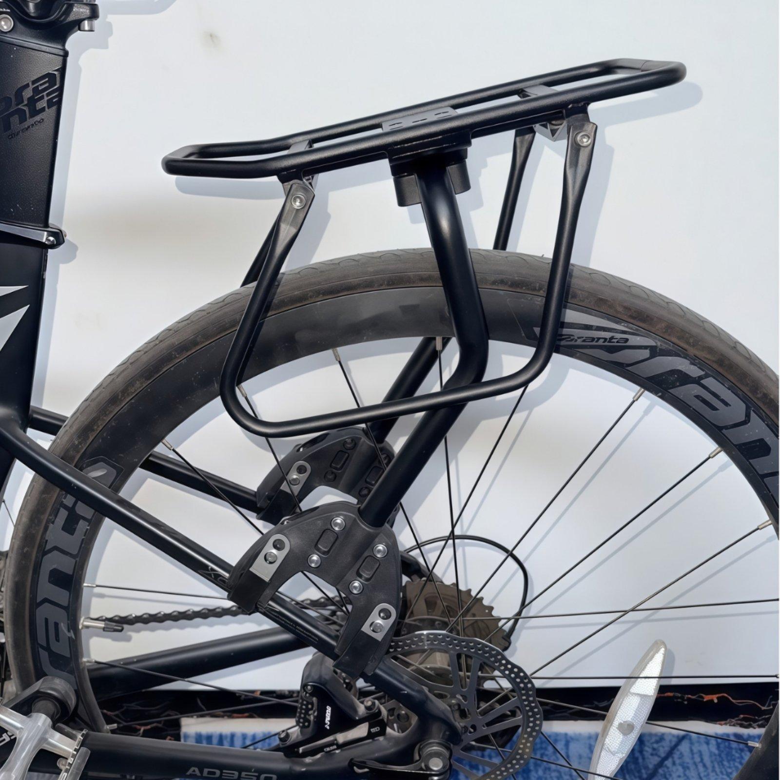 クイックリリースサイクルカーゴラック 取り付け簡単 シートポ - Cycling To Commute のレビューと価格