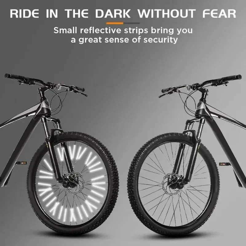 12 ピース/セットチューブ警告ストリップ反射マウントクリッ - Spoke Reflector Set のレビューと価格
