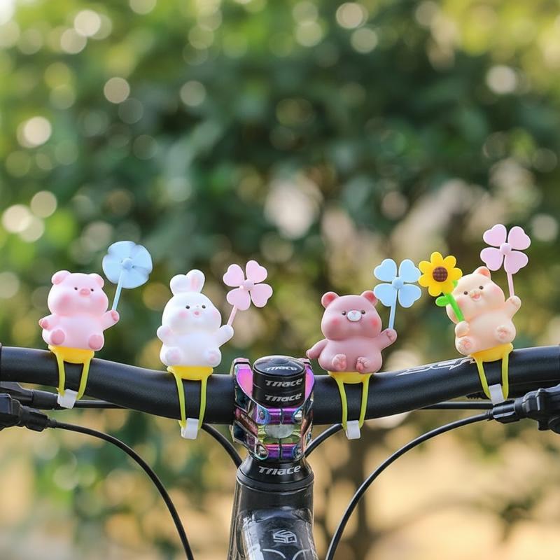 自転車ハンドルバー装飾品 面白い耐久性のあるPVC装飾品 子 - Cycling To Commute のレビューと価格