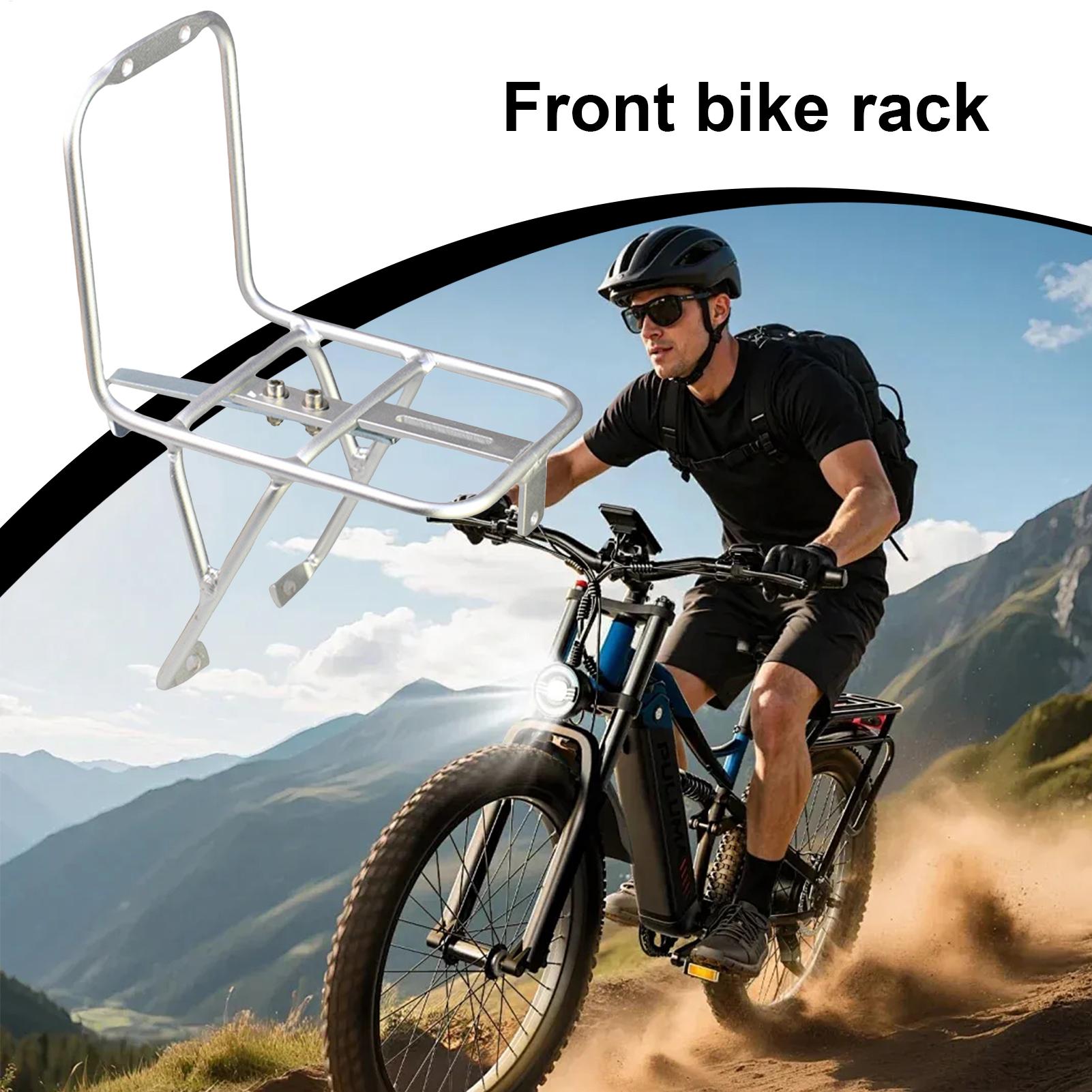 自転車フロントラック アルミ合金キャリア ヘビーデューティー - Cycling To Commute のレビューと価格