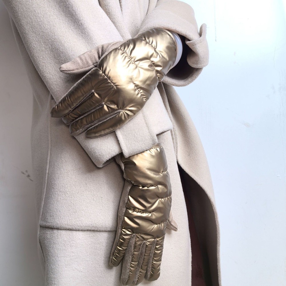防水スエードダウン生地ドライビンググローブ、柔らかく暖かい冬 - Waterproof Cycling Commute のレビューと価格