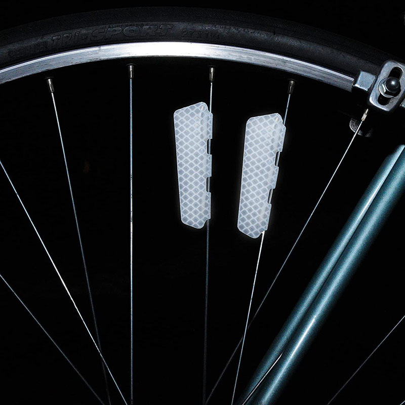 4 ピース/セット自転車反射ステッカーホイールスポークリフレ - Spoke Reflector Set のレビューと価格