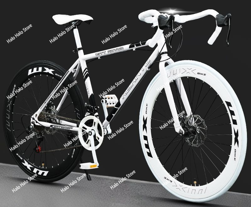 固定ギア ロードバイク 軽量ドロップバー ソリッドタイヤ 通 - Commuting With Road Bike のレビューと価格