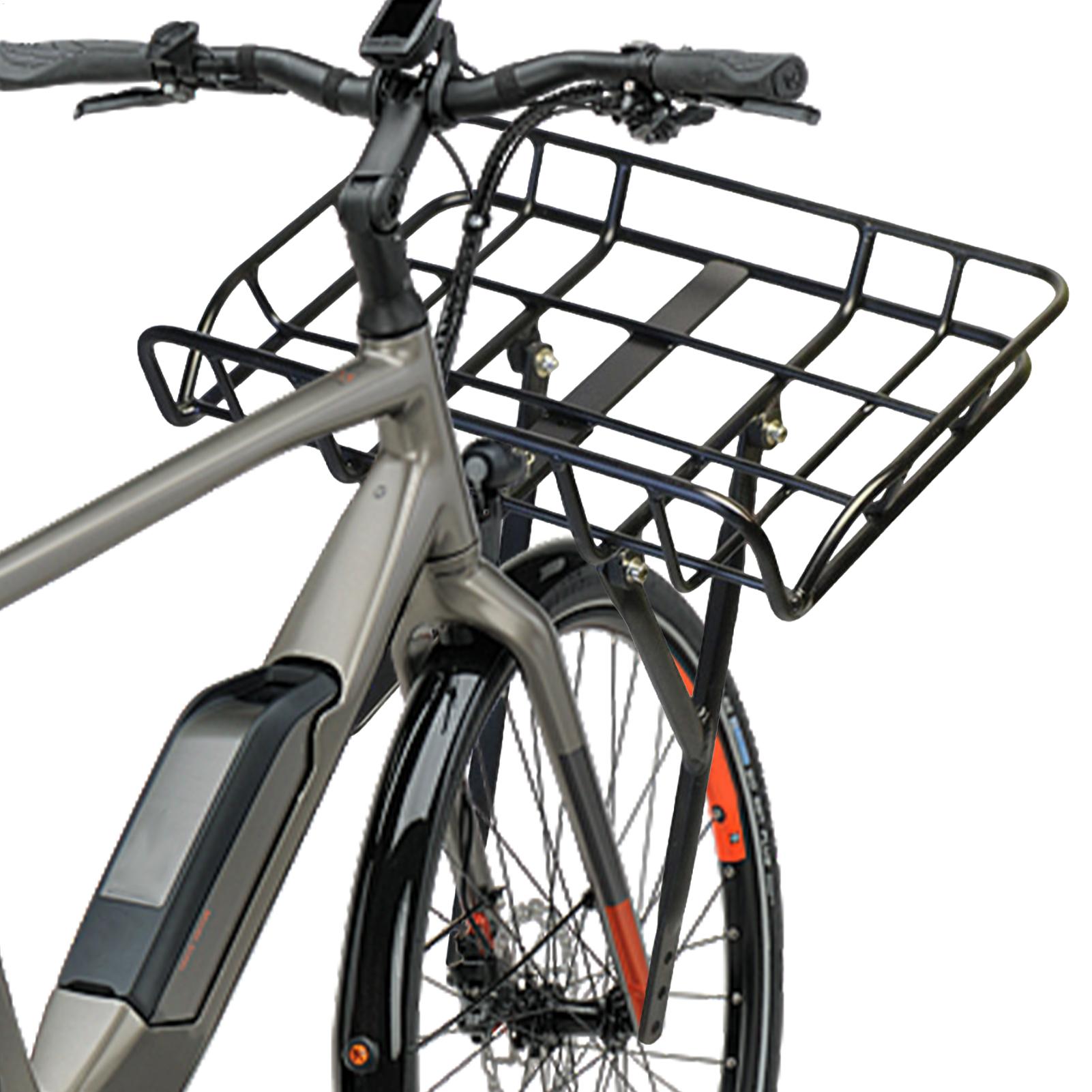 クイックリリース式フロントバイクバスケット 大容量メタルカー - Cycling To Commute のレビューと価格