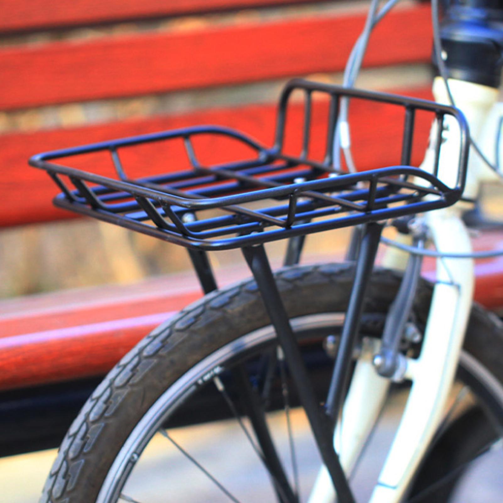 クイックリリース式フロントバイクバスケット 大容量メタルカー - Cycling To Commute のレビューと価格