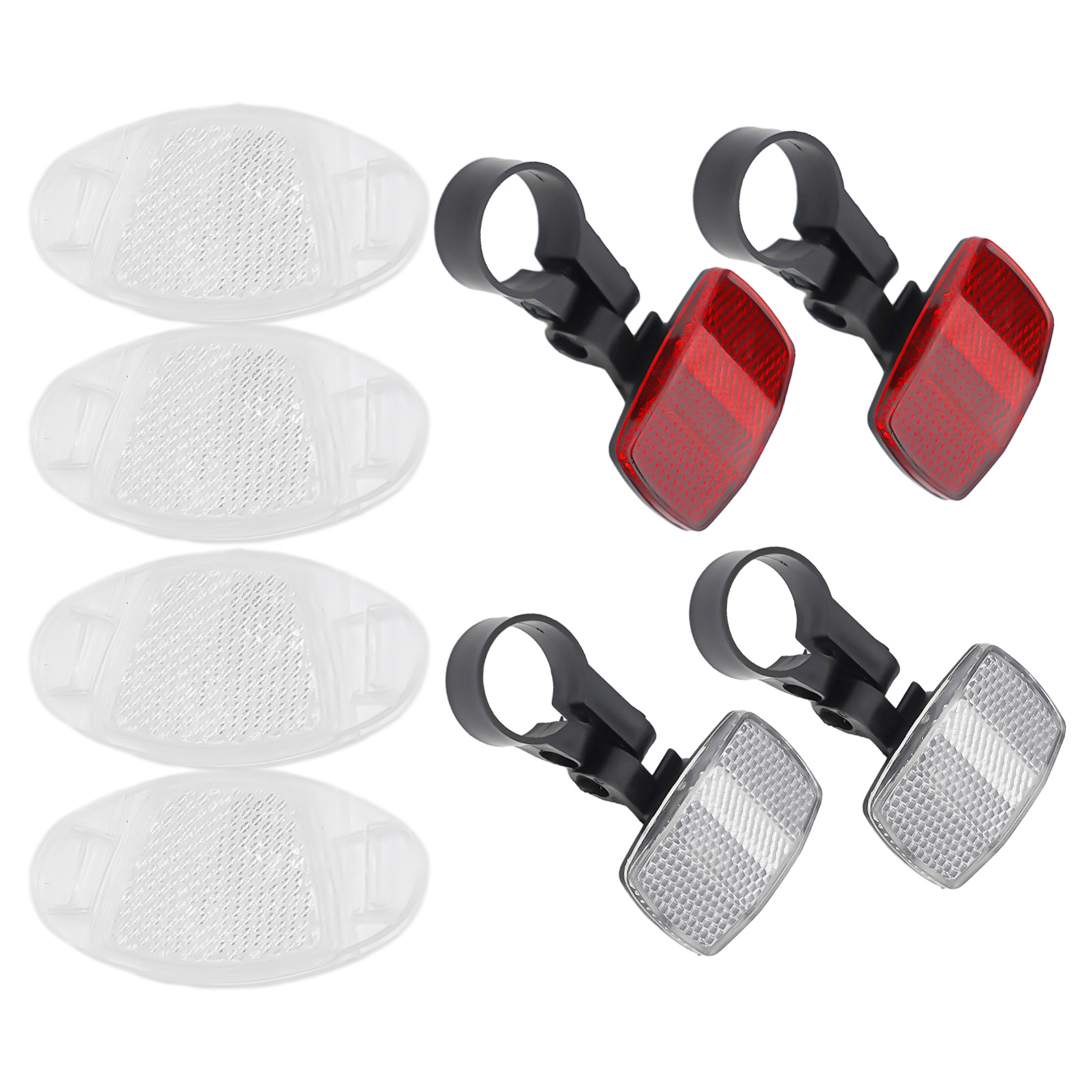 スポークリフレクター自転車フロントリアアクセサリー自転車バイ - Spoke Reflector Set のレビューと価格