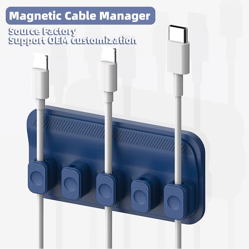 ケーブルオーガナイザー磁気ケーブル管理USBケーブルホルダー - Cable Lock Flexible のレビューと価格