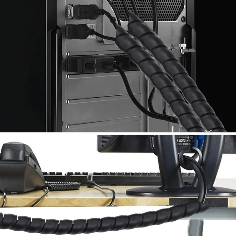スパイラルケーブル フレキシブルワイヤープロテクター ラップ - Cable Lock Flexible のレビューと価格