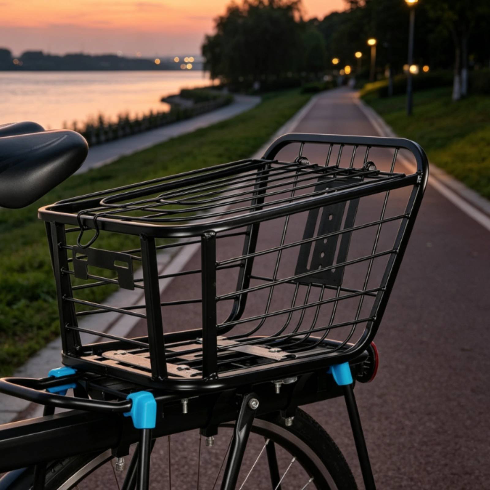 折りたたみ式リアバイクバスケット 折りたたみ式マウンテンバイ - Cycling To Commute のレビューと価格