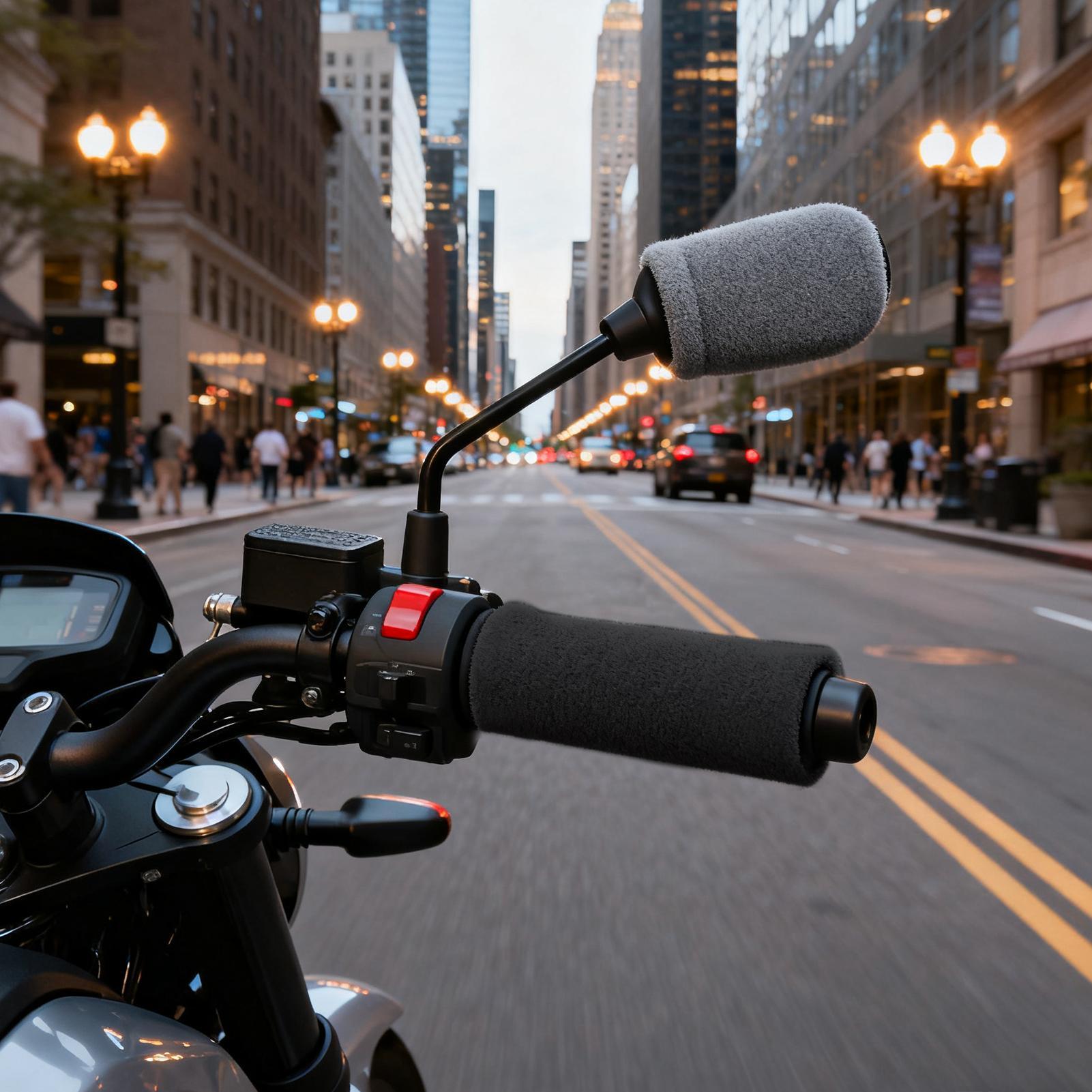 オートバイのハンドルグリップカバー伸縮性のある寒い冬サイクリ - Cycling To Commute のレビューと価格