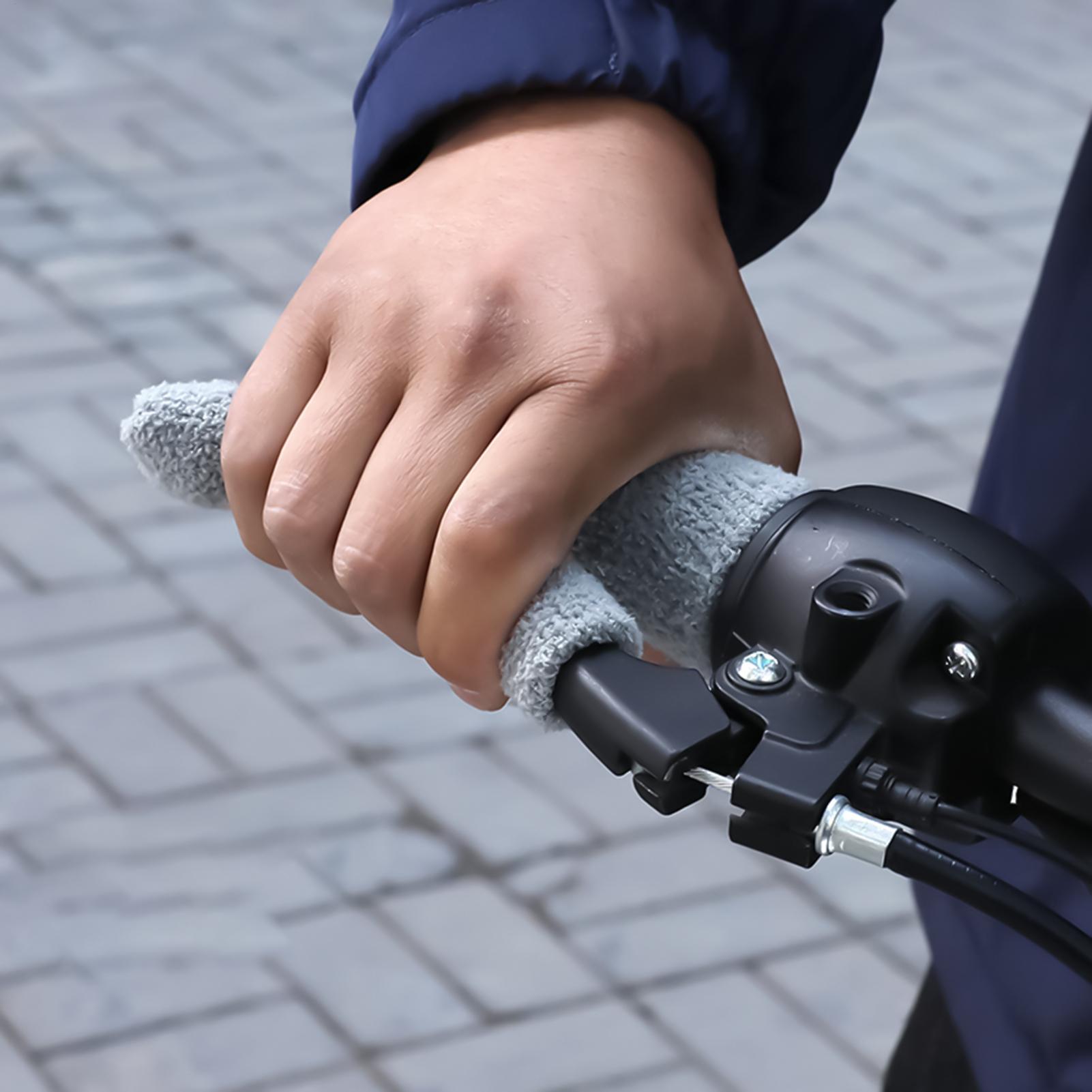 オートバイのハンドルグリップカバー伸縮性のある寒い冬サイクリ - Cycling To Commute のレビューと価格