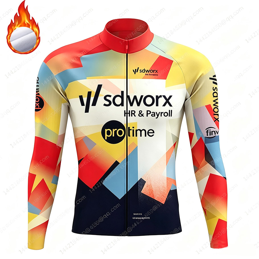 SD Worx 2026 チームサーマルフリースサイクリング - Cycling Commuter Jacket のレビューと価格