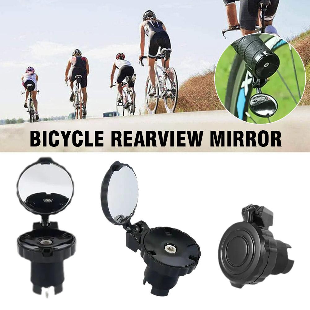 自転車ミニハンドルバーバックミラー調整可能な回転クリアサイク - Mirror Handlebar Convex のレビューと価格