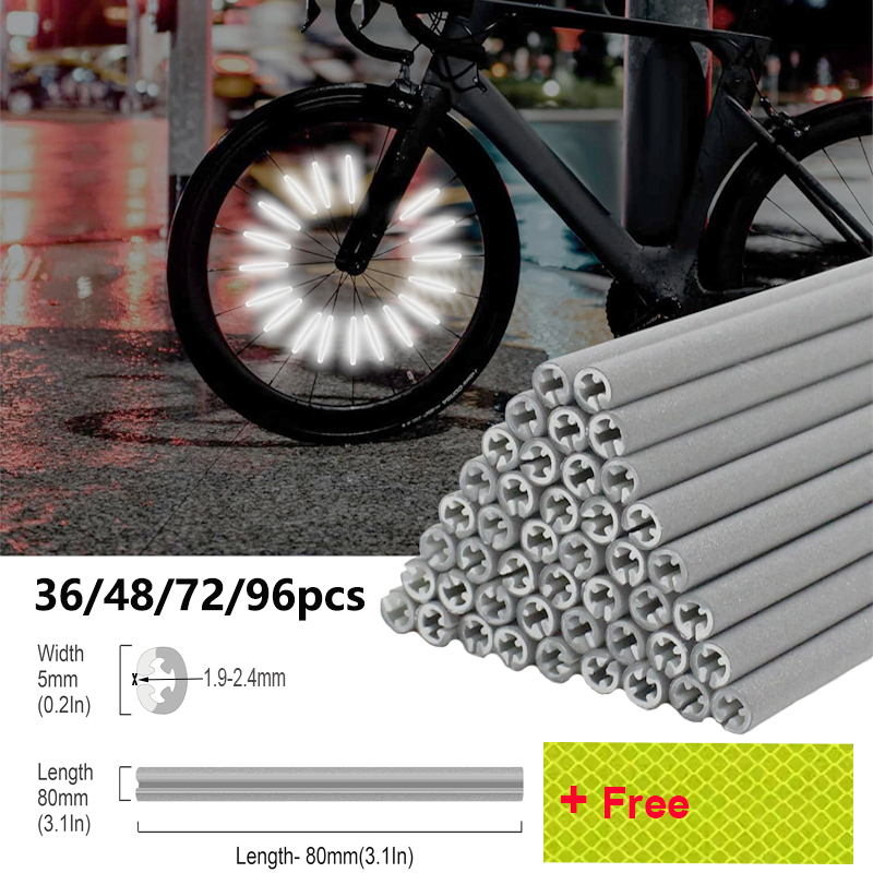 36/48/72/96 個 8 センチメートルスポークリフレ - Spoke Reflector Set のレビューと価格