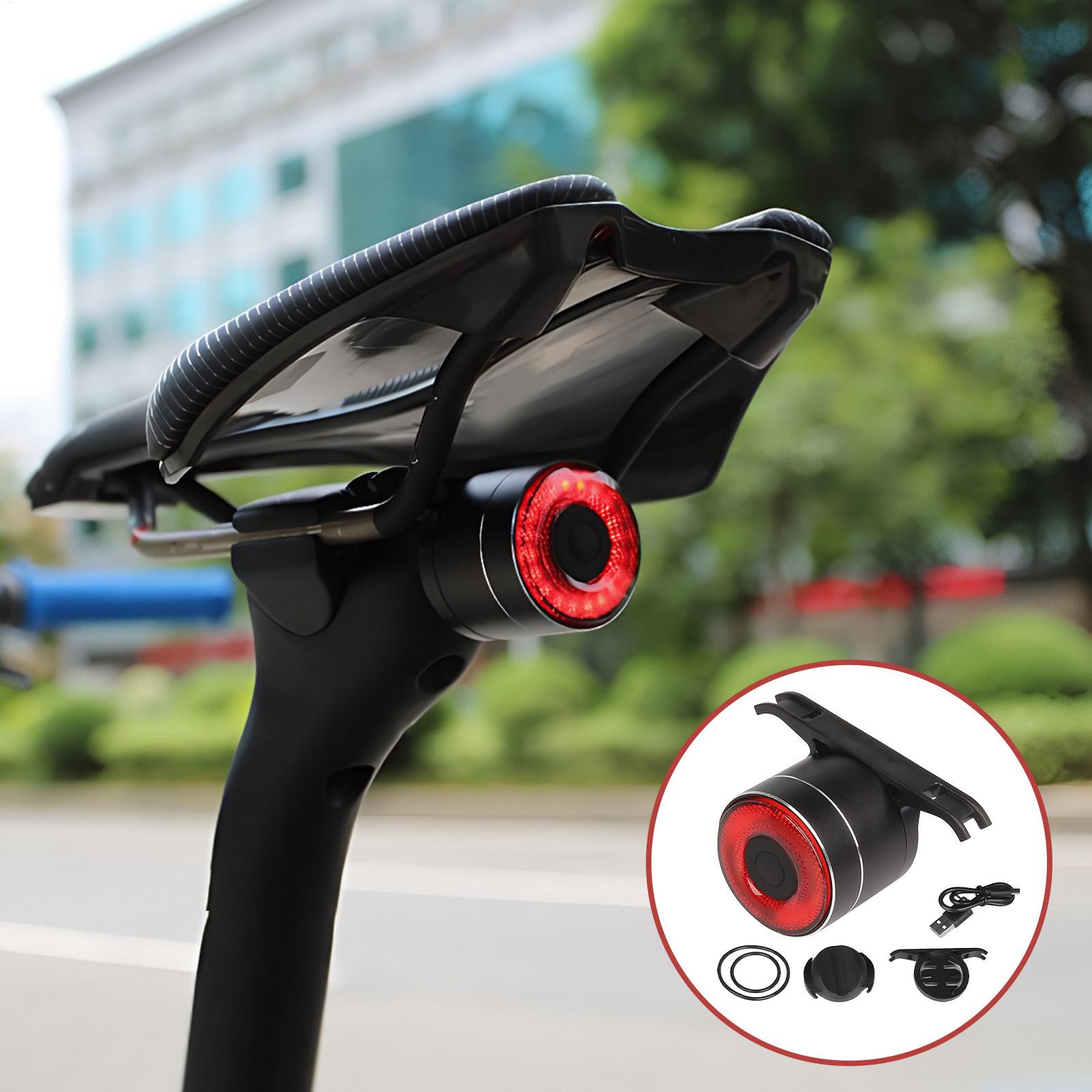 自転車リアライト スマートバイクテールセンシングライト サイ - Cycling To Commute のレビューと価格