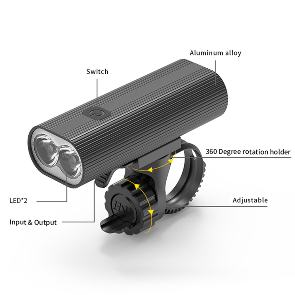 充電式超高輝度自転車ヘッドライト LED 自転車ライト フロ - Commuting With Road Bike のレビューと価格