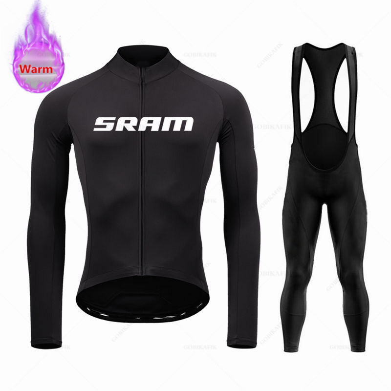 Sramチーム-サーマルフリースサイクリングウェアセット,マ - Cycling Community のレビューと価格