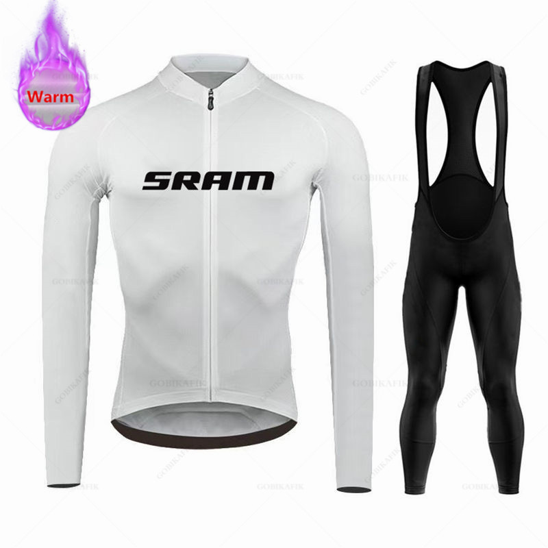 Sramチーム-サーマルフリースサイクリングウェアセット,マ - Cycling Community のレビューと価格